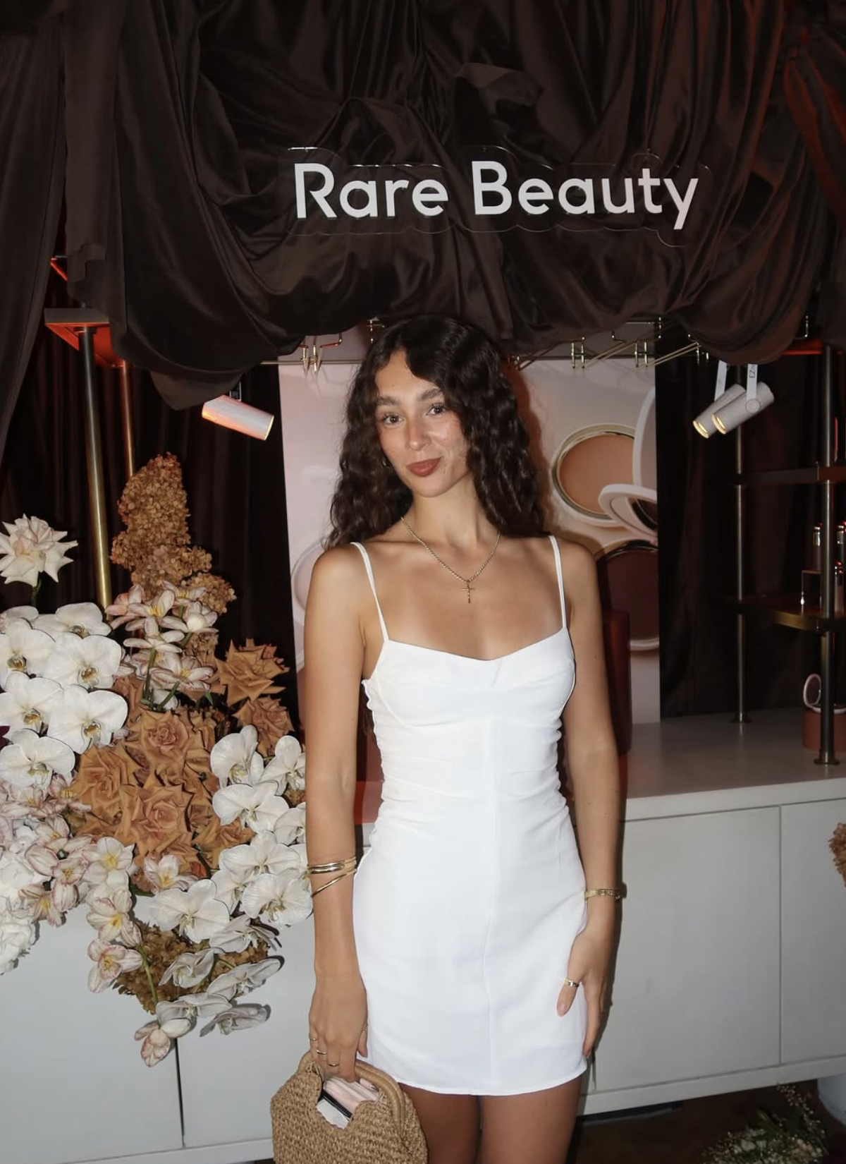 Jadee Vice at Rare Beauty event — beauty brand partnership